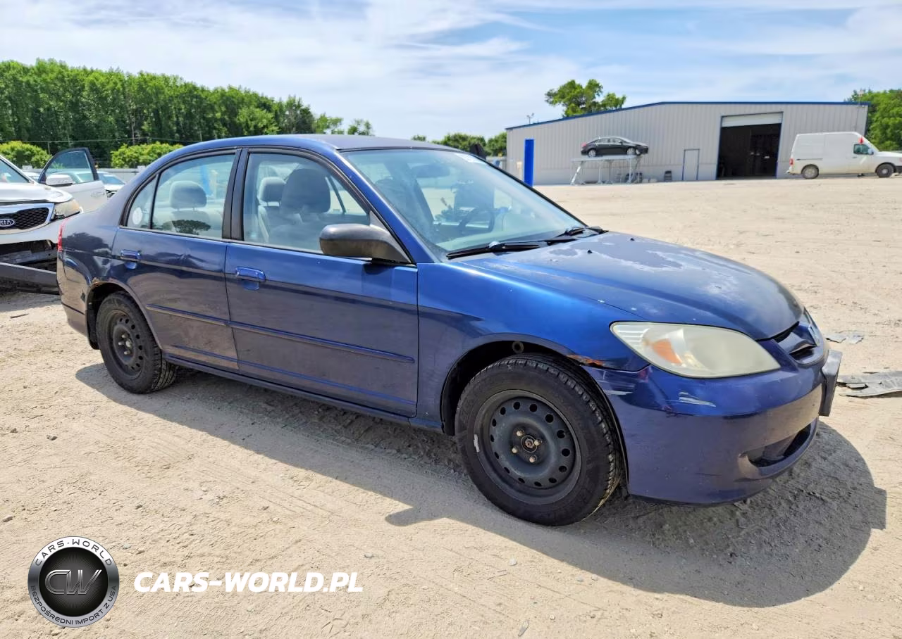 2004 Honda Civic Lx VIN:2HGES16554H587890 - 4