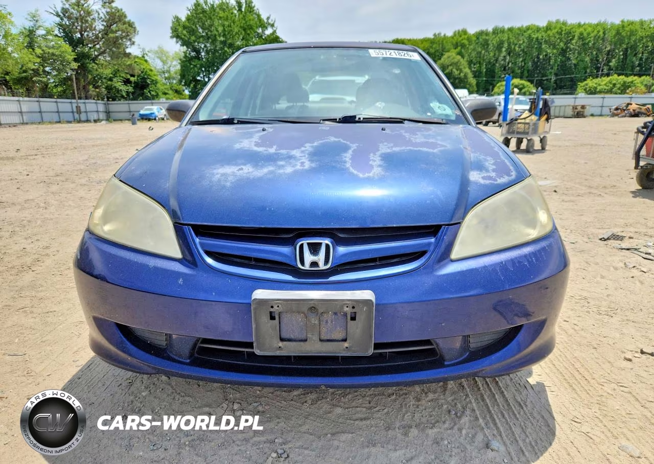 2004 Honda Civic Lx VIN:2HGES16554H587890 - 5