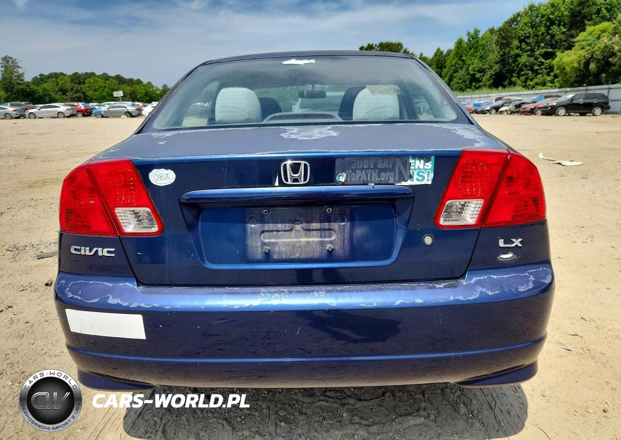 2004 Honda Civic Lx VIN:2HGES16554H587890 - 6
