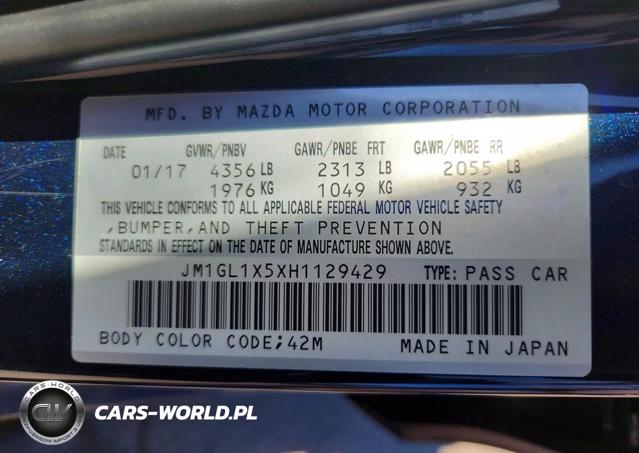 2017 Mazda 6 Grand Touring VIN:JM1GL1X5XH1129429 - 12