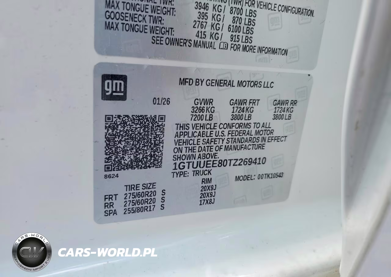 2026 GMC Sierra K1500 At4 VIN:1GTUUEE80TZ269410 - 13