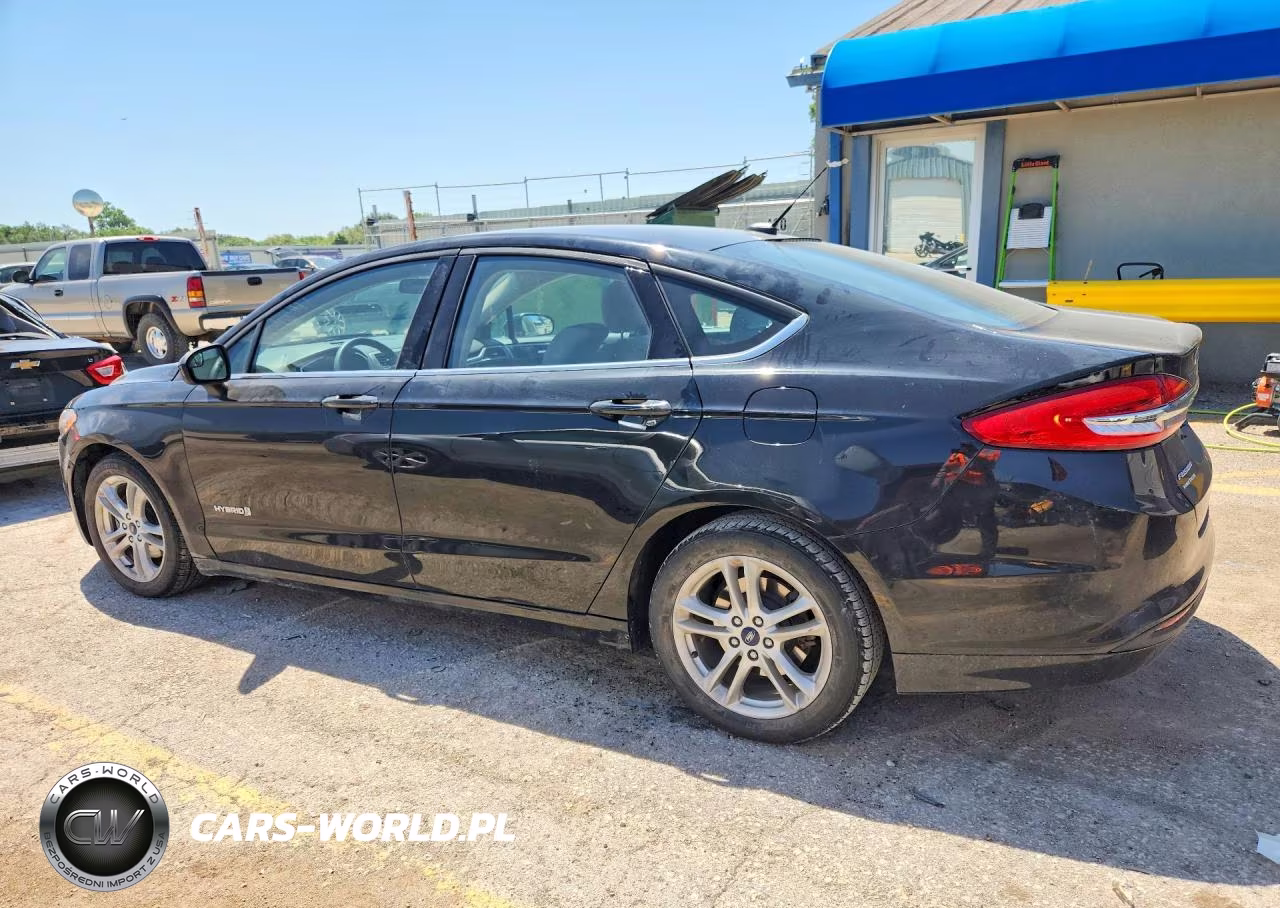 2018 Ford Fusion S Hybrid VIN:3FA6P0UU5JR122072 - 2
