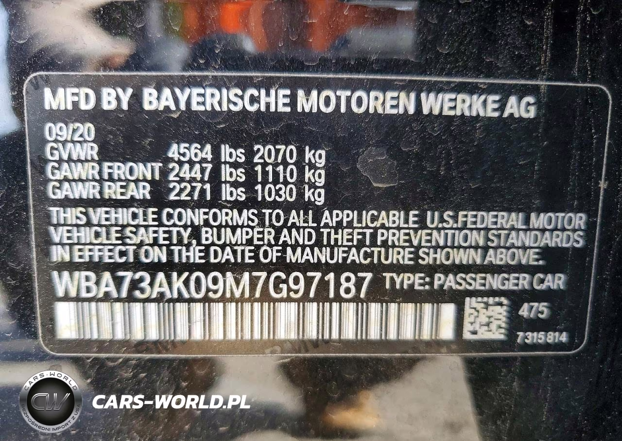 2021 BMW 228Xi VIN:WBA73AK09M7G97187 - 13