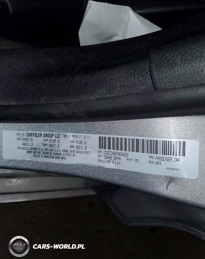 2015 Chrysler 200 Limited VIN:1C3CCCAB3FN634652 - 12