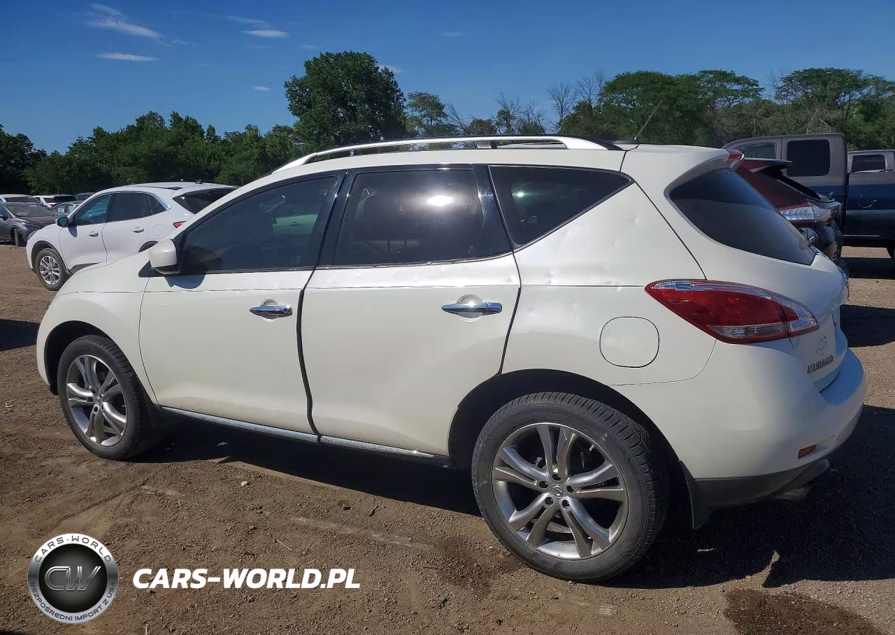 2012 Nissan Murano S VIN:JN8AZ1MW6CW230839 - 2