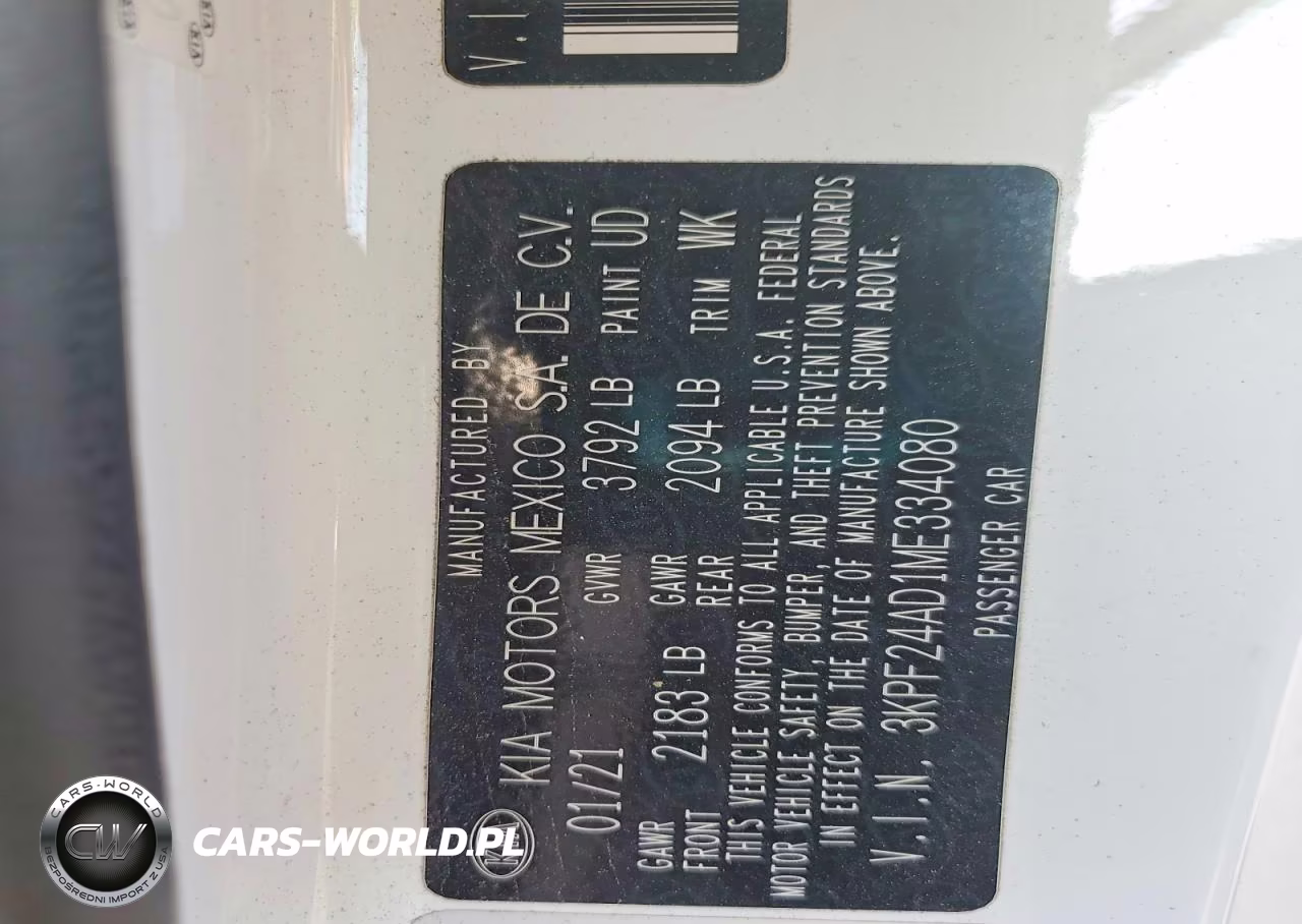 2021 Kia Forte Lxs VIN:3KPF24AD1ME334080 - 12