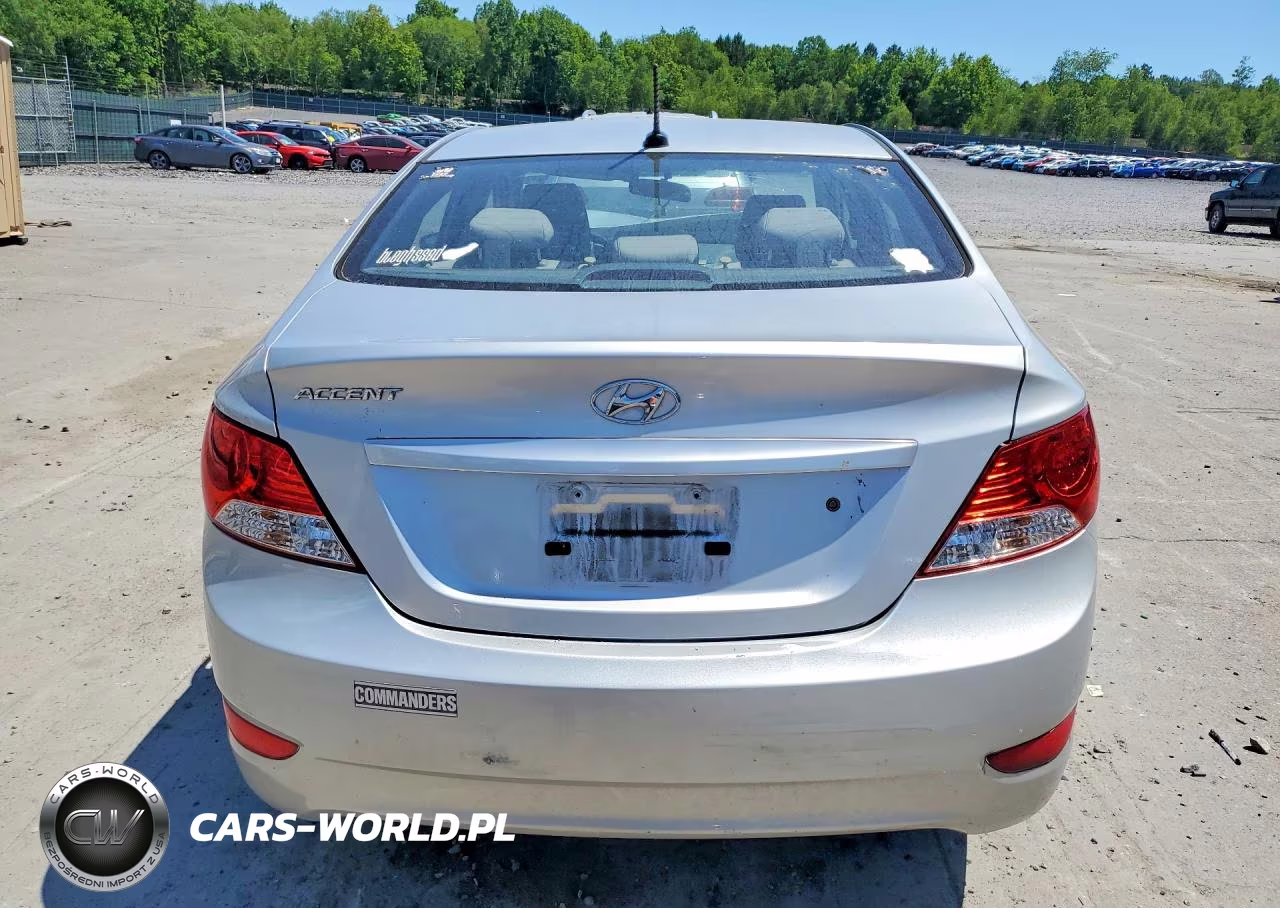 2014 Hyundai Accent Gls VIN:KMHCU4AEXEU587726 - 6