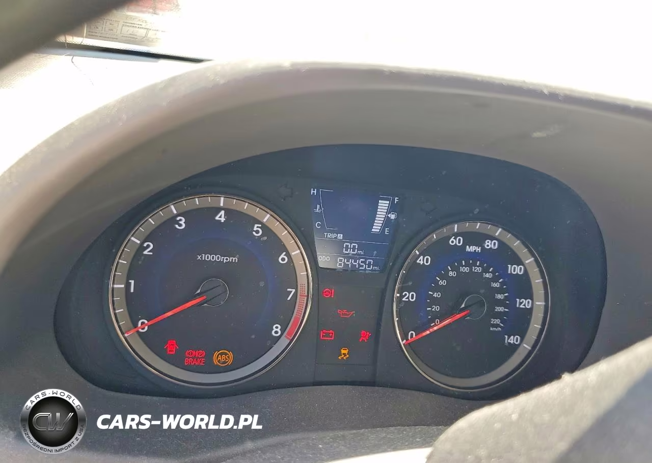 2014 Hyundai Accent Gls VIN:KMHCU4AEXEU587726 - 9