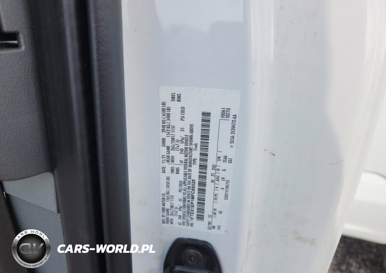 2021 Ford F150 Super Cab VIN:1FTEX1EP1MFC69320 - 12