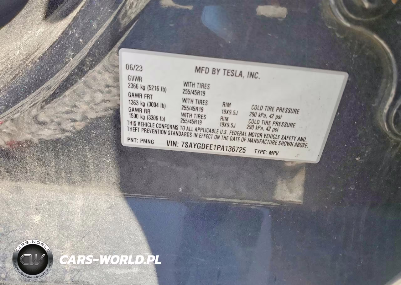 2023 Tesla Model Y VIN:7SAYGDEE1PA136725 - 12