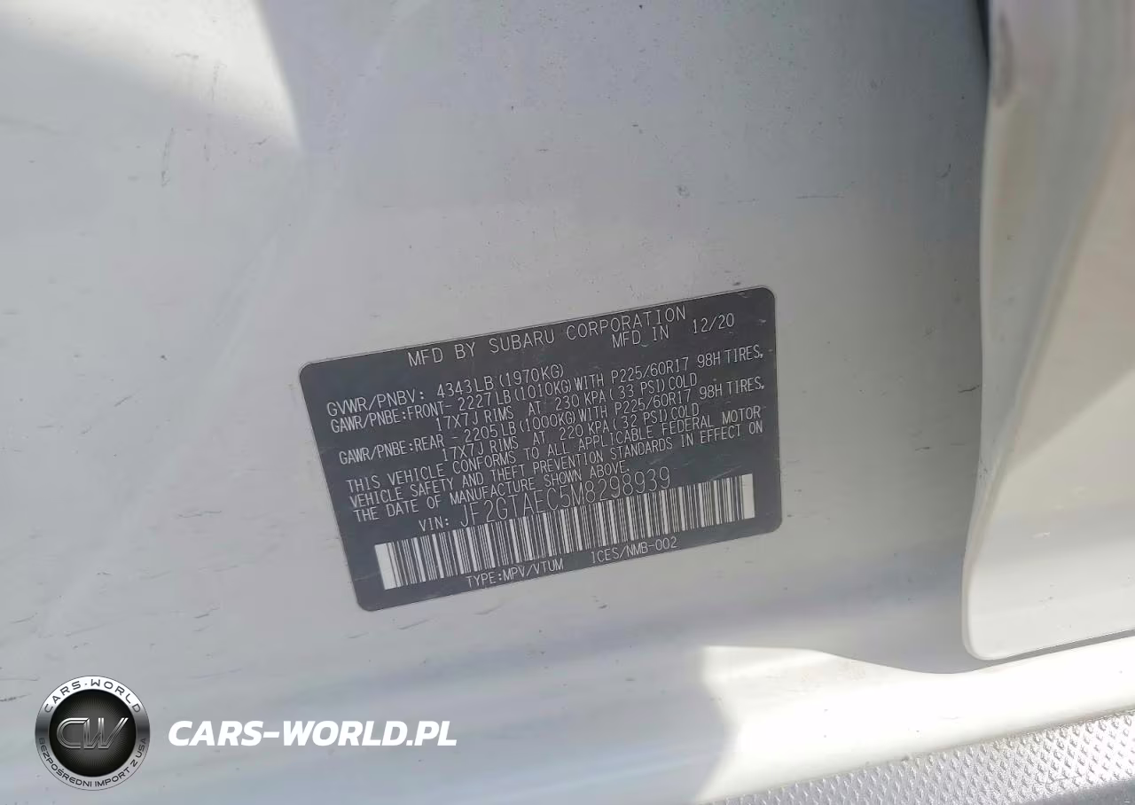 2021 Subaru Crosstrek Premium VIN:JF2GTAEC5M8298939 - 12