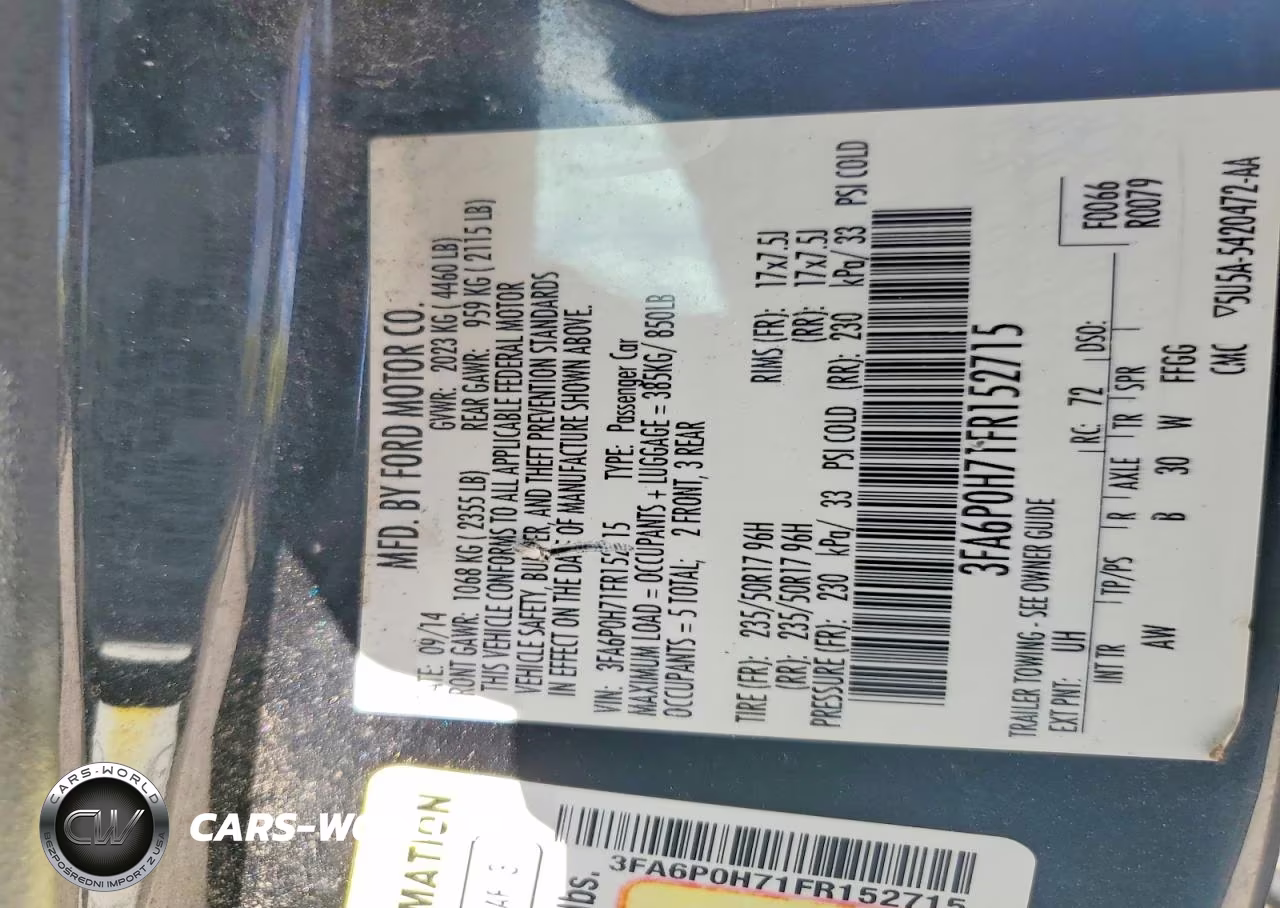 2015 Ford Fusion Se VIN:3FA6P0H71FR152715 - 12