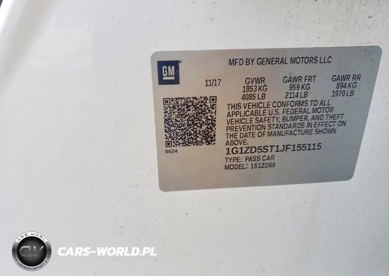 2018 Chevrolet Malibu Lt VIN:1G1ZD5ST1JF155115 - 12