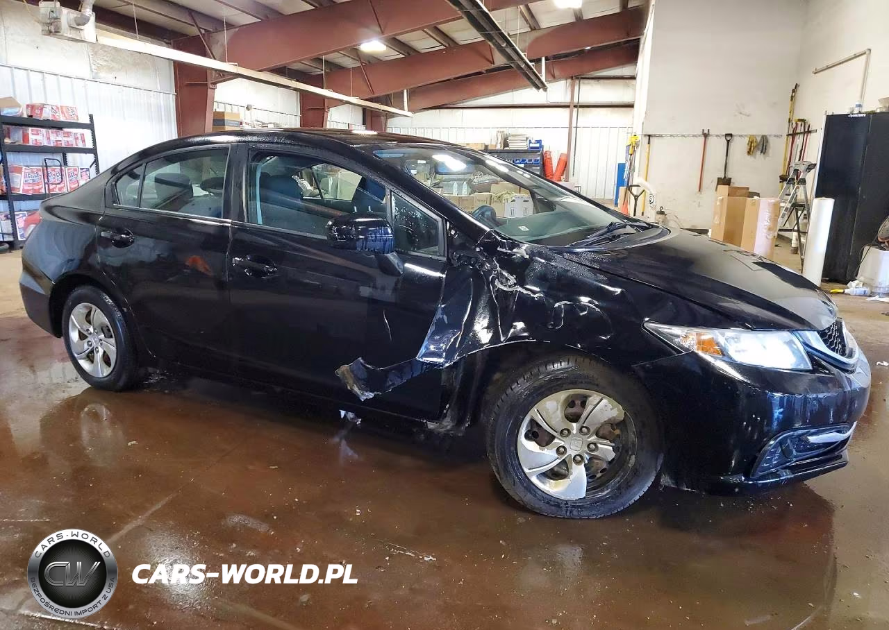 2014 Honda Civic Lx VIN:19XFB2F52EE003404 - 4