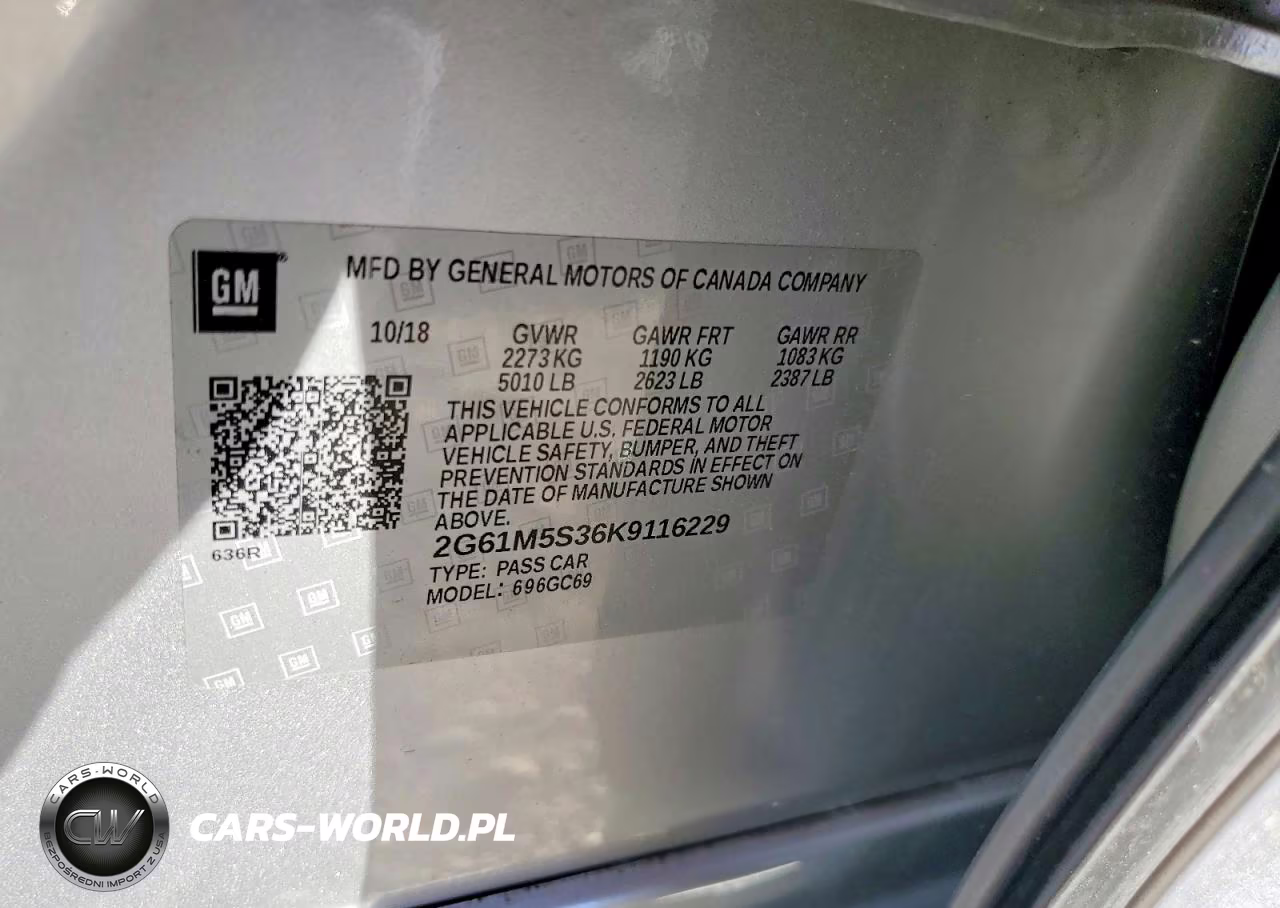 2019 Cadillac Xts Luxury VIN:2G61M5S36K9116229 - 12