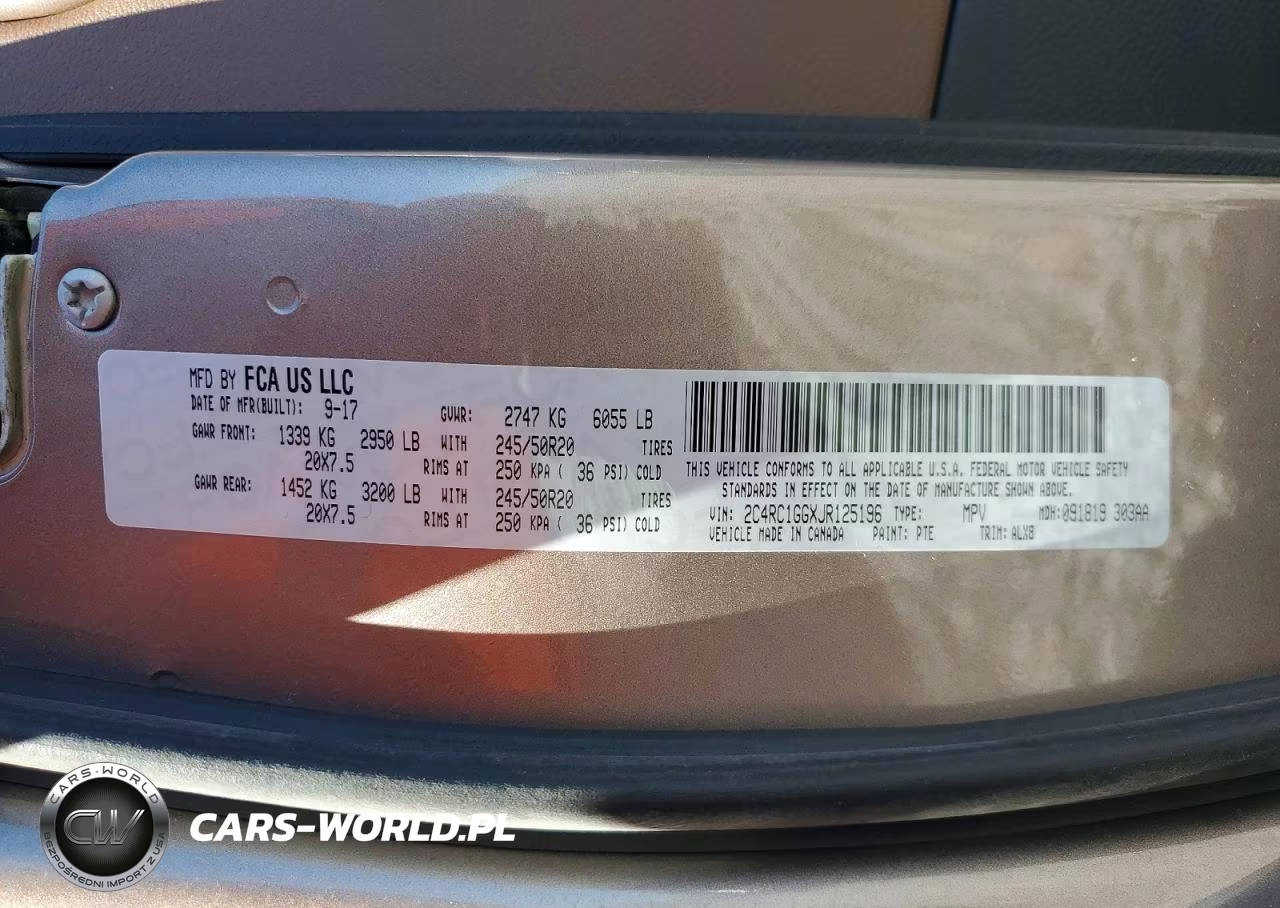 2018 Chrysler Pacifica Limited VIN:2C4RC1GGXJR125196 - 13