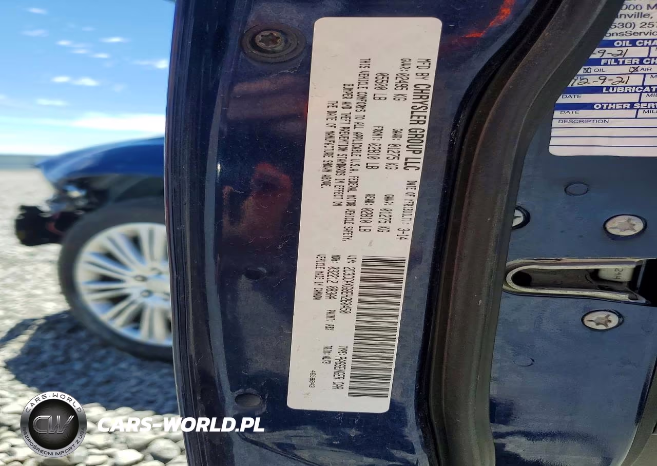 2014 Chrysler 300C VIN:2C3CCAKG8EH260450 - 13