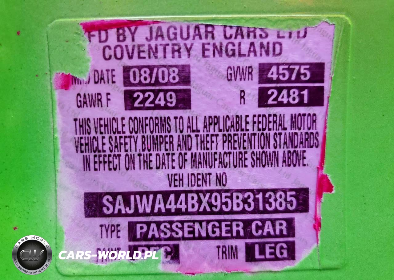 2009 Jaguar Xk VIN:SAJWA44BX95B31385 - 12