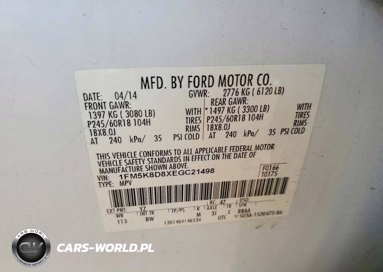 2014 Ford Explorer Xlt VIN:1FM5K8D8XEGC21498 - 13