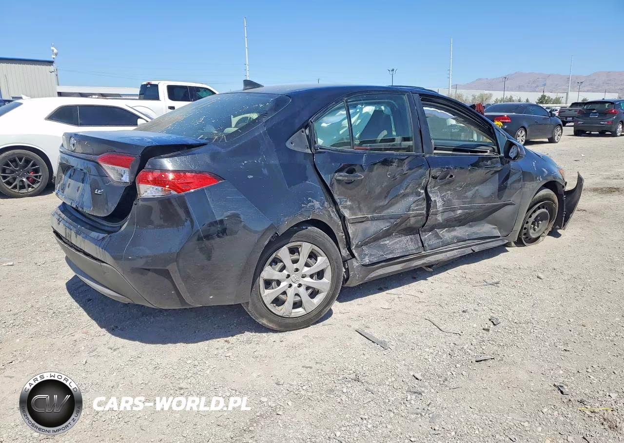 2022 Toyota Corolla Le VIN:JTDEPMAE5NJ206385 - 3