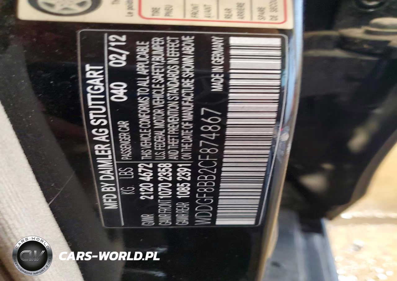 2012 Mercedes-Benz C 300 4Matic VIN:WDDGF8BB2CF874867 - 13