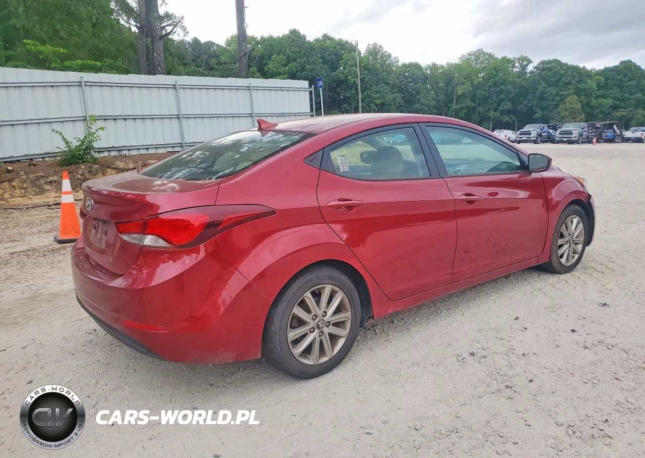 2014 Hyundai Elantra Se VIN:5NPDH4AEXEH537139 - 3