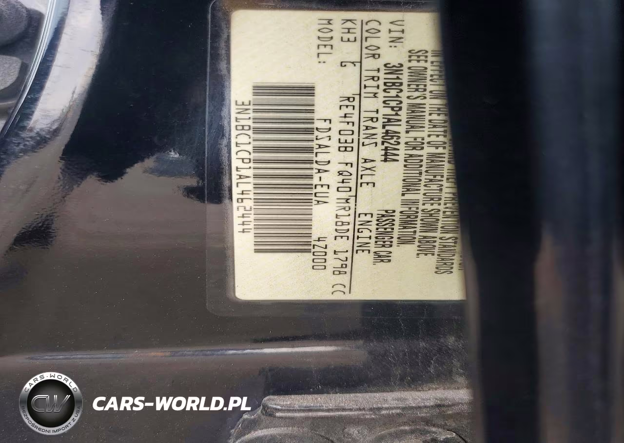2010 Nissan Versa 1.8 S VIN:3N1BC1CP1AL462444 - 13