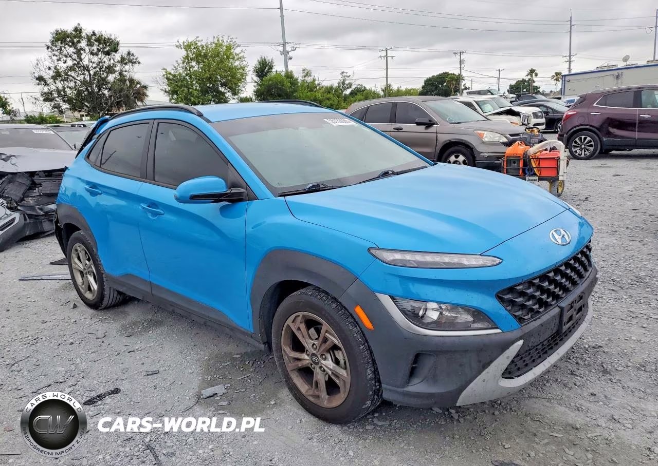 2022 Hyundai Kona Sel VIN:KM8K62AB9NU765173 - 4