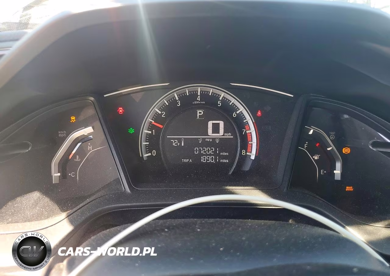 2018 Honda Civic Lx VIN:19XFC2F52JE027953 - 9
