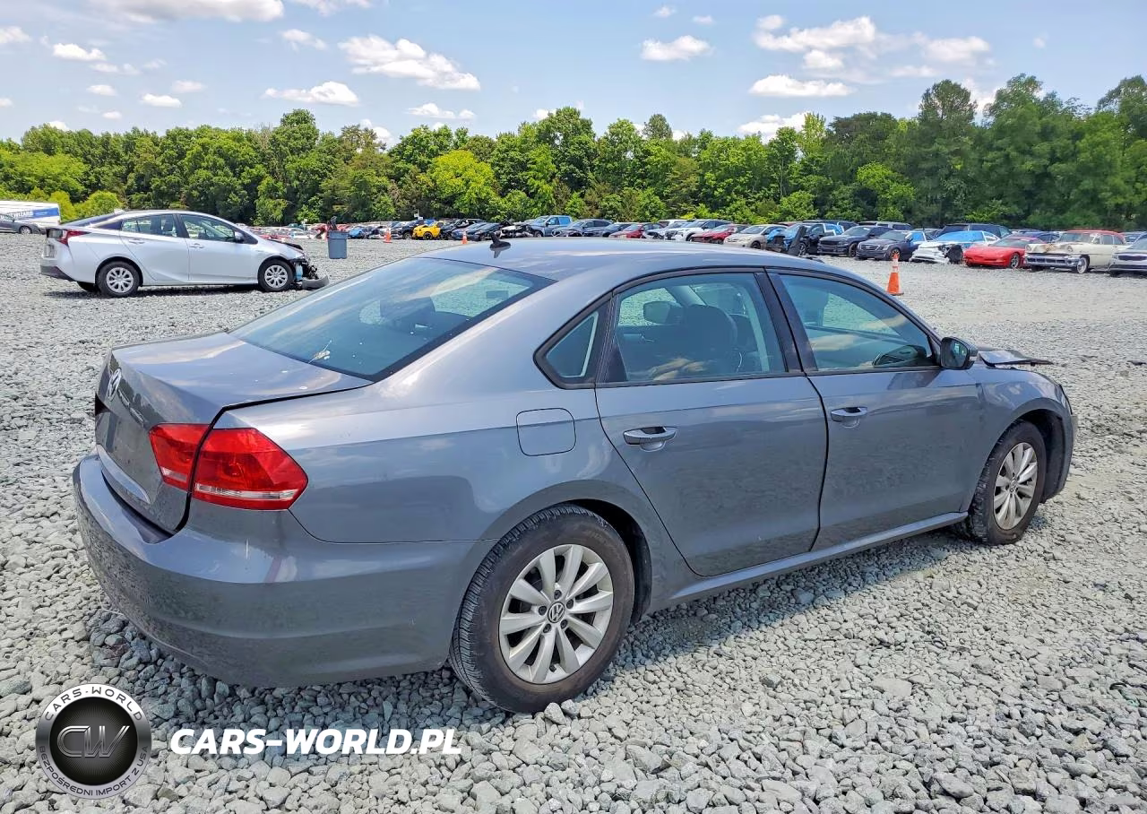 2014 Volkswagen Passat S VIN:1VWAH7A34EC007177 - 3