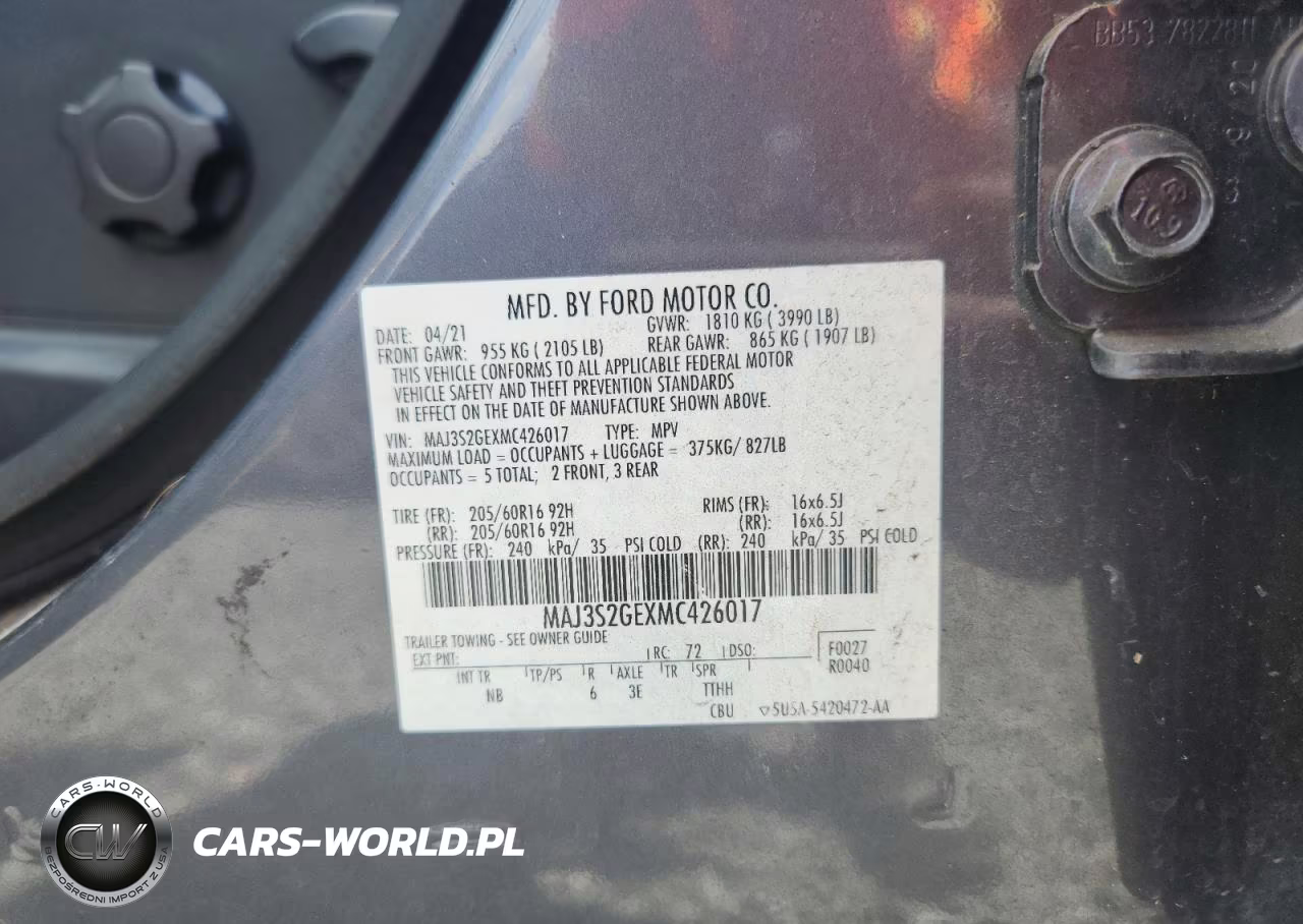 2021 Ford Ecosport Se VIN:MAJ3S2GEXMC426017 - 13