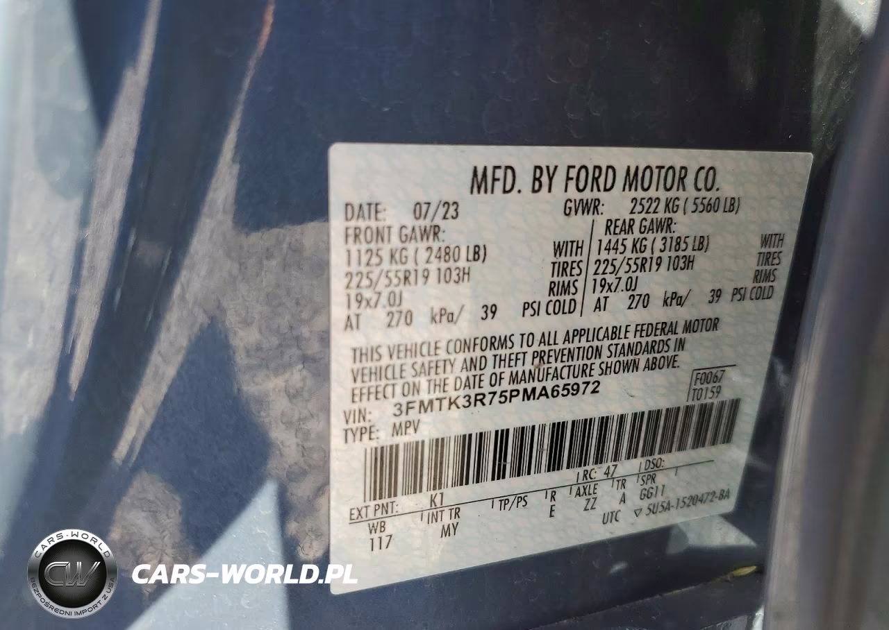 2023 Ford Mustang Mach-E Premium VIN:3FMTK3R75PMA65972 - 12