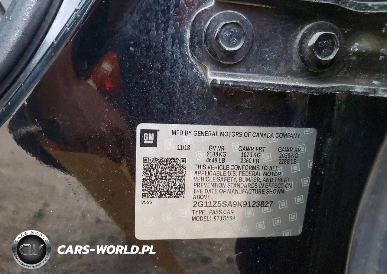 2019 Chevrolet Impala Lt VIN:2G11Z5SA9K9123827 - 13
