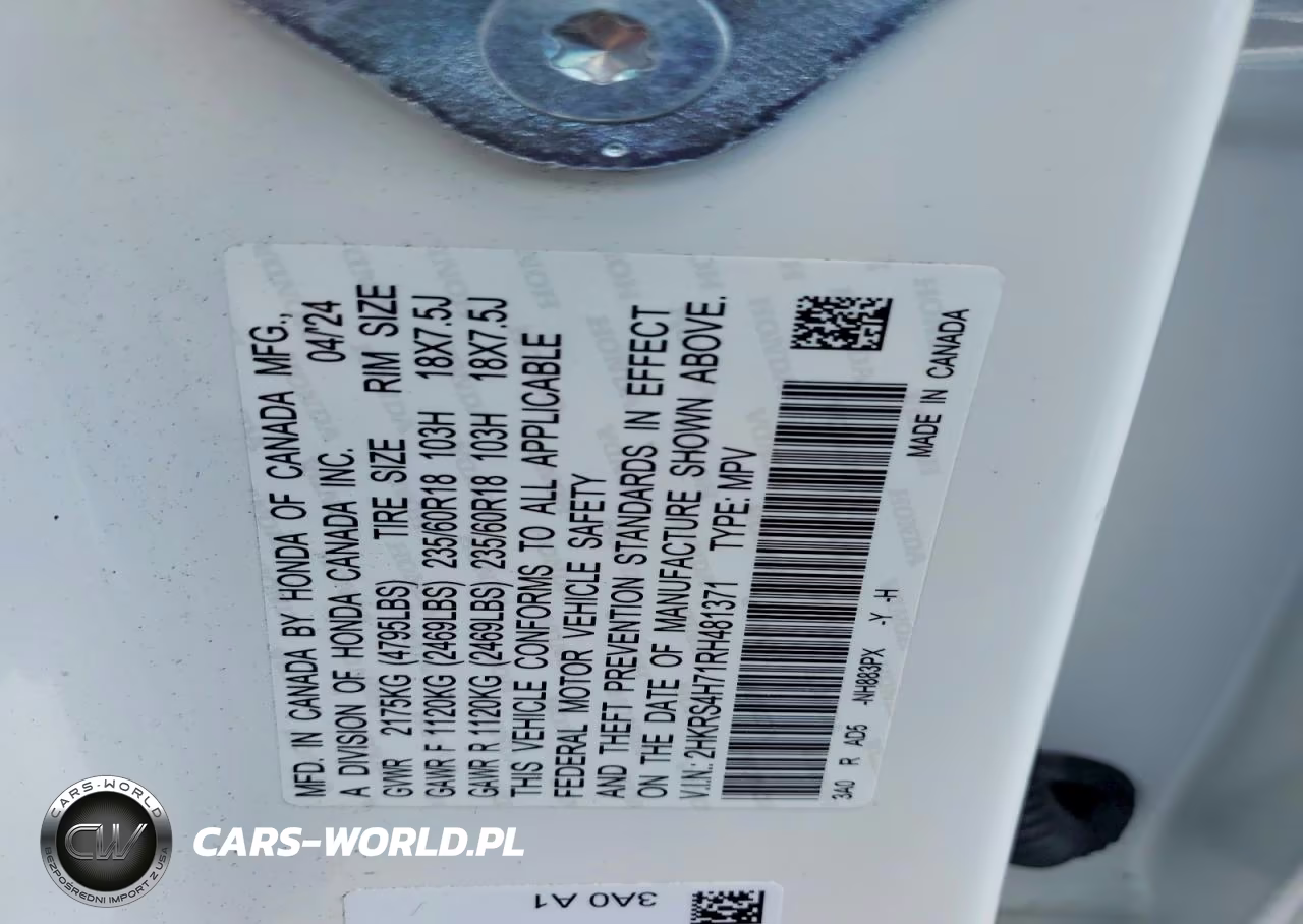 2024 Honda Cr-V Exl VIN:2HKRS4H71RH481371 - 13