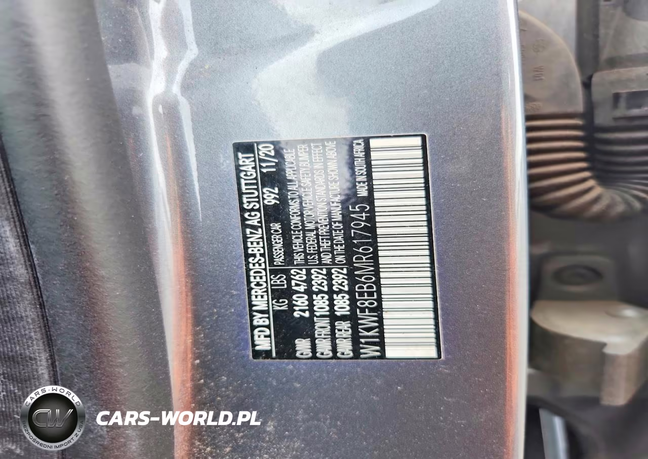 2021 Mercedes-Benz C 300 4Matic VIN:W1KWF8EB6MR617945 - 13