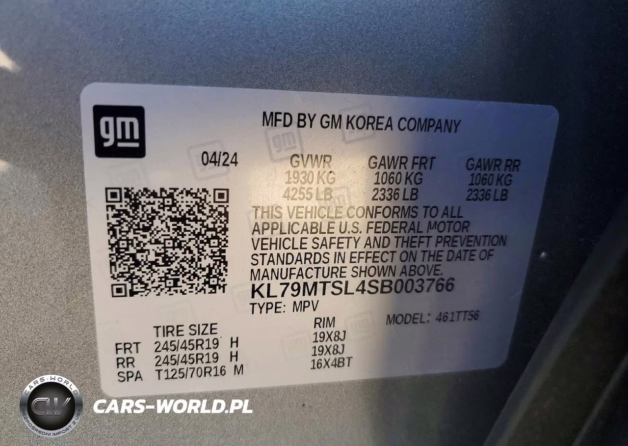 2025 Chevrolet Trailblazer Rs VIN:KL79MTSL4SB003766 - 13