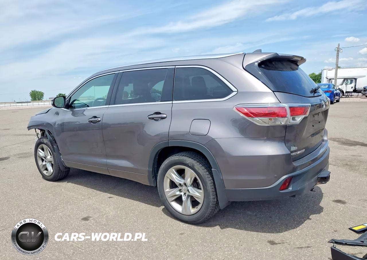 2015 Toyota Highlander Limited VIN:5TDDKRFH8FS118655 - 2