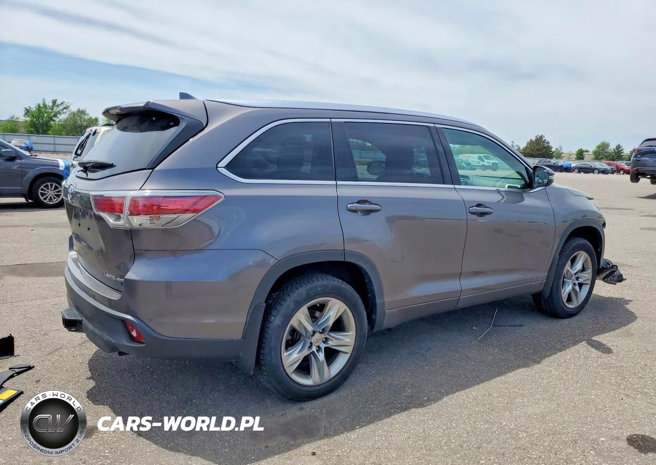 2015 Toyota Highlander Limited VIN:5TDDKRFH8FS118655 - 3