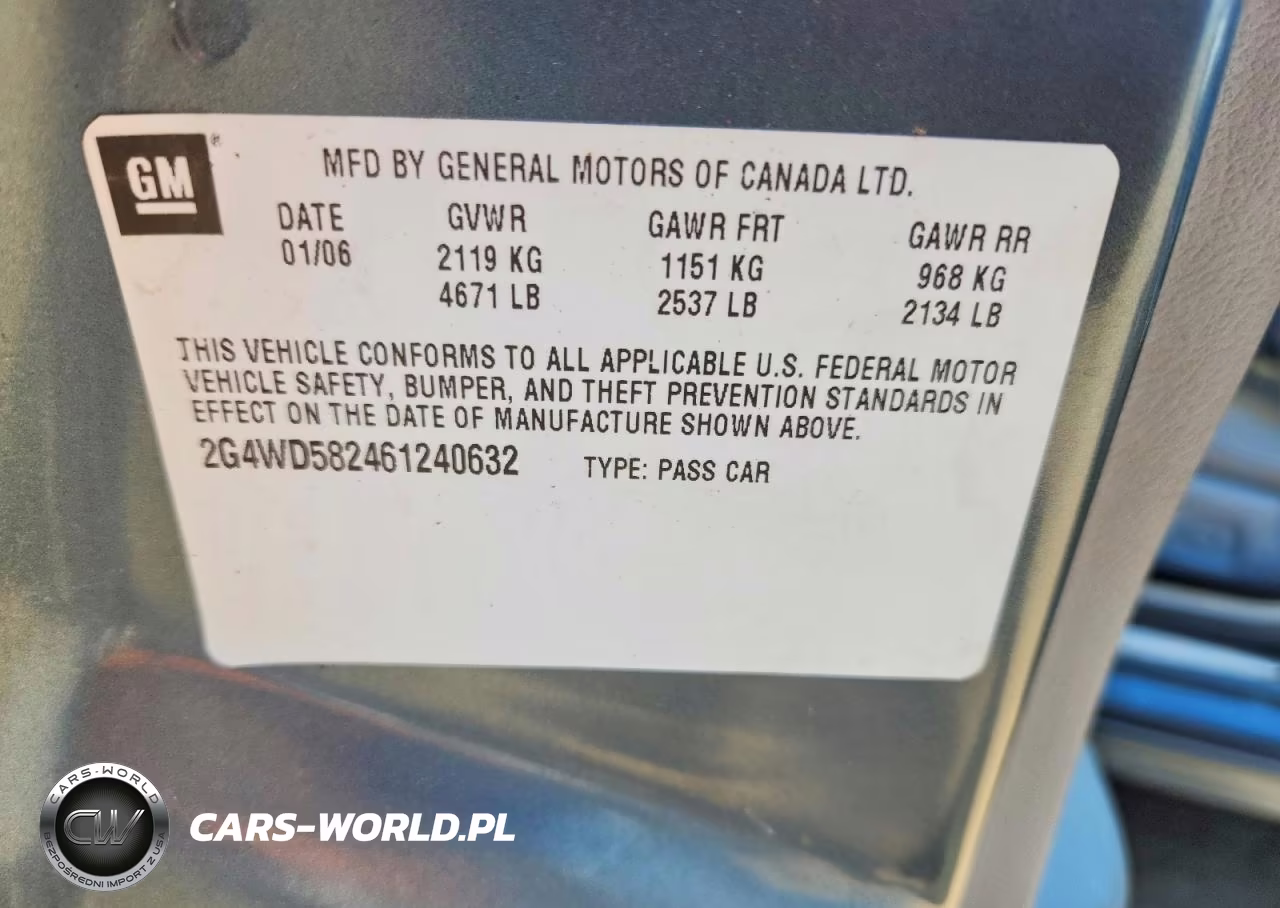 2006 Buick Lacrosse Cxl VIN:2G4WD582461240632 - 13