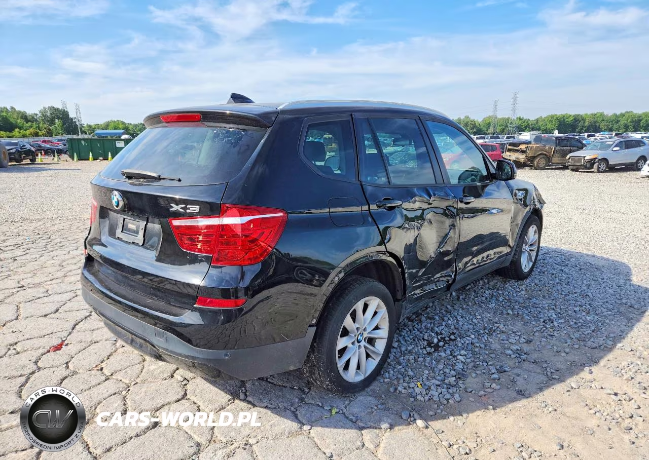 2015 BMW X3 Sdrive28I VIN:5UXWZ7C58F0F75845 - 3