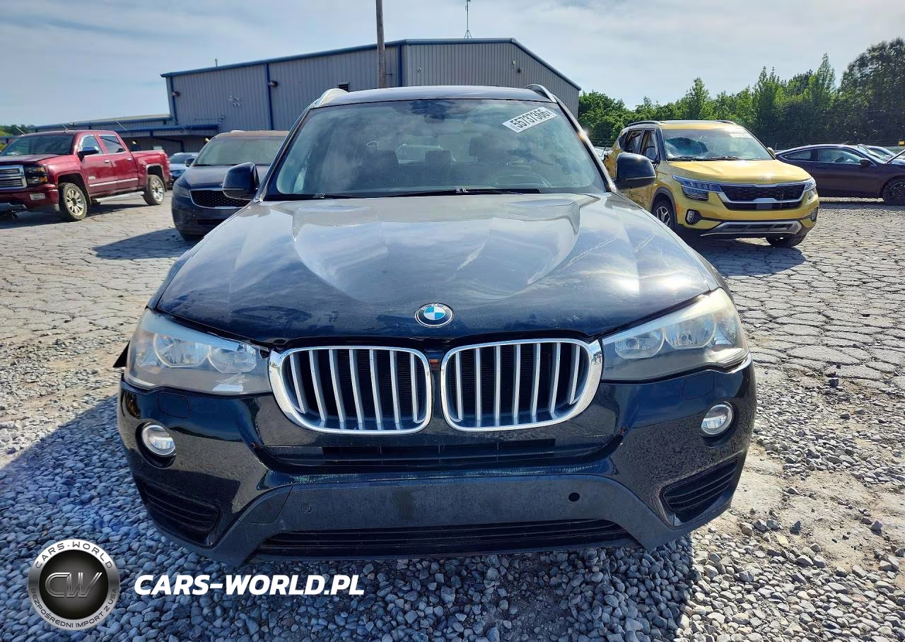 2015 BMW X3 Sdrive28I VIN:5UXWZ7C58F0F75845 - 5