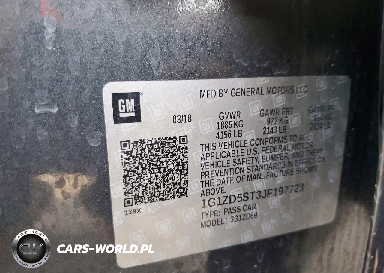 2018 Chevrolet Malibu Lt VIN:1G1ZD5ST3JF197723 - 12
