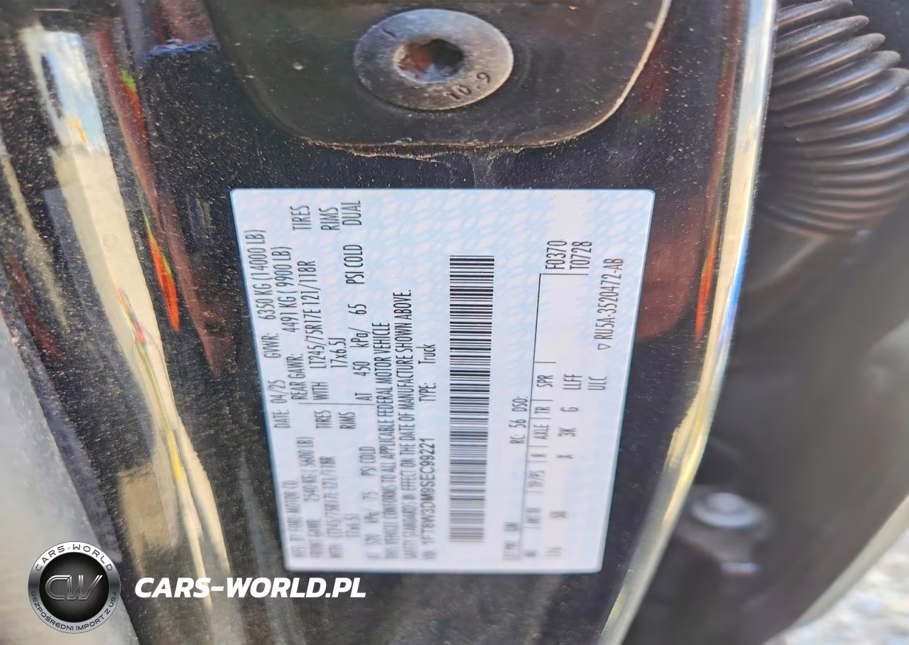 2025 Ford F350 Super Duty VIN:1FT8W3DM9SEC99221 - 13