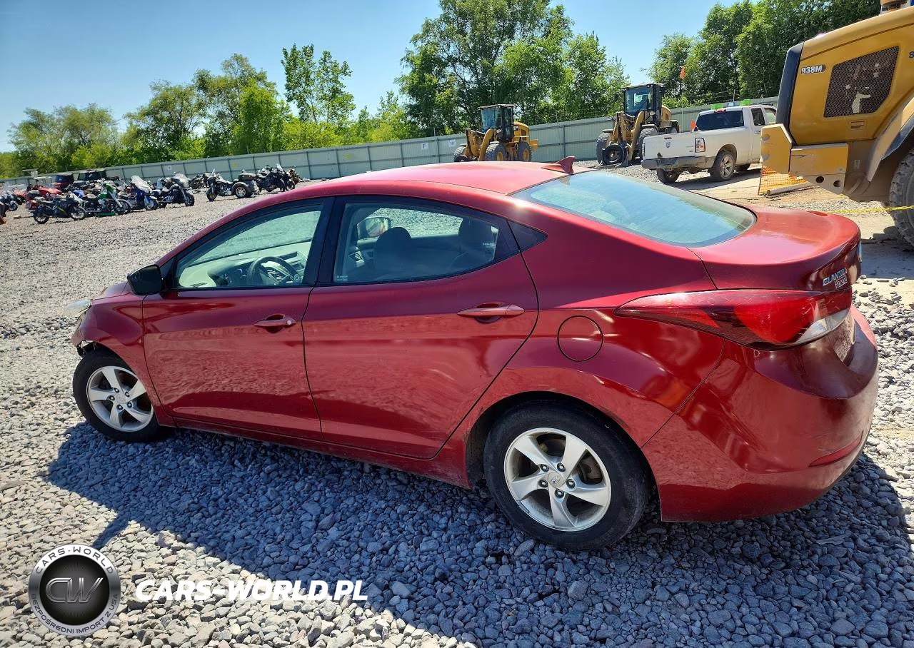2014 Hyundai Elantra Se VIN:5NPDH4AE1EH456160 - 2