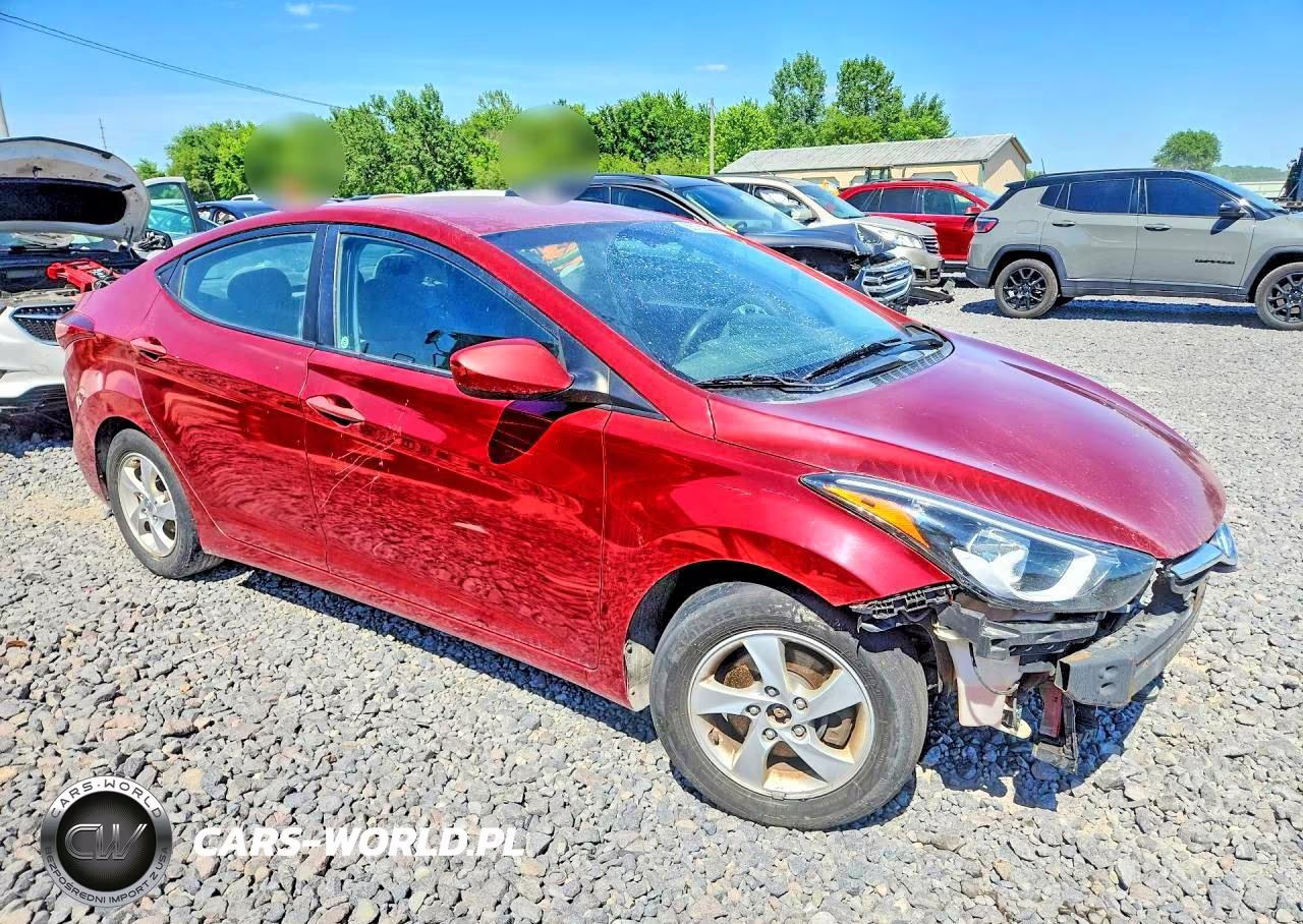 2014 Hyundai Elantra Se VIN:5NPDH4AE1EH456160 - 4