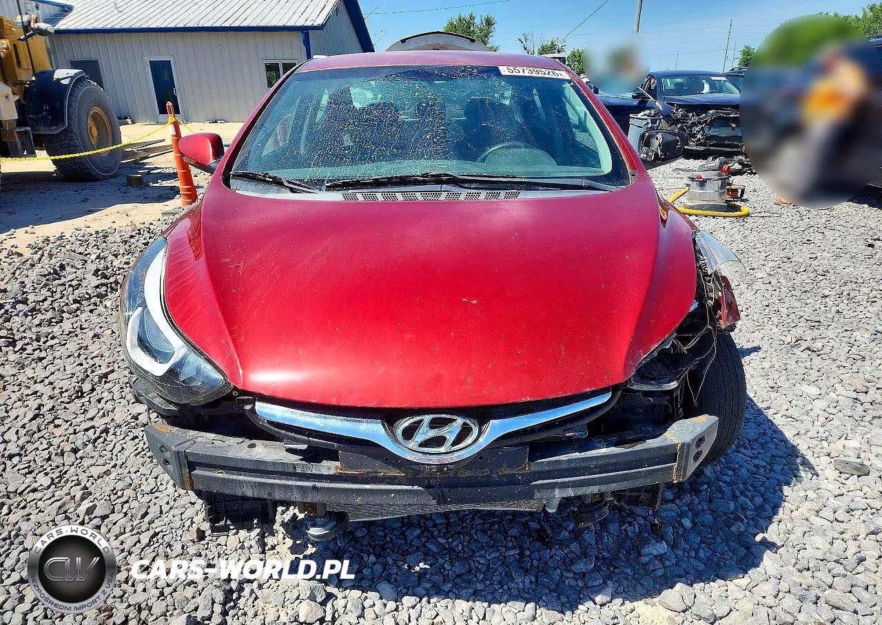 2014 Hyundai Elantra Se VIN:5NPDH4AE1EH456160 - 5