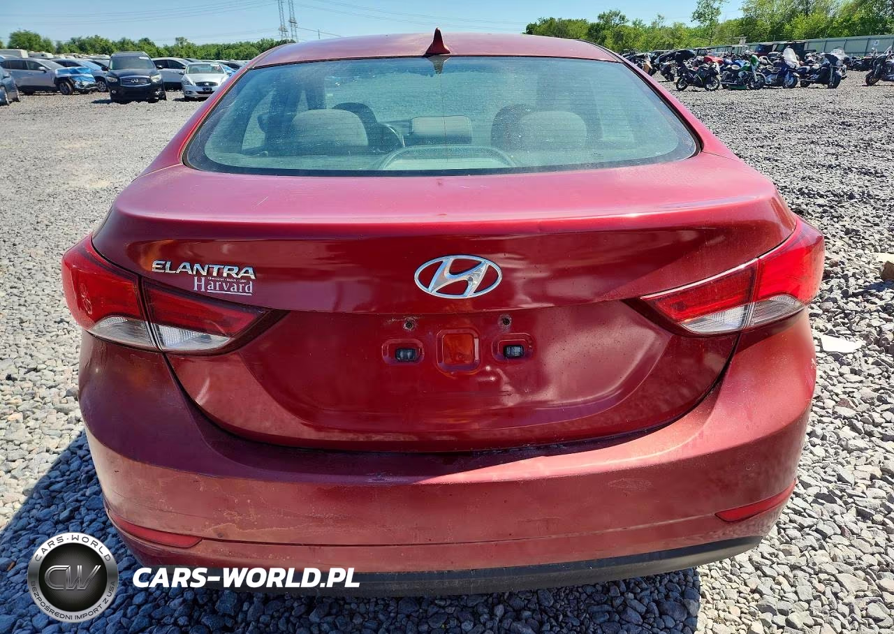 2014 Hyundai Elantra Se VIN:5NPDH4AE1EH456160 - 6