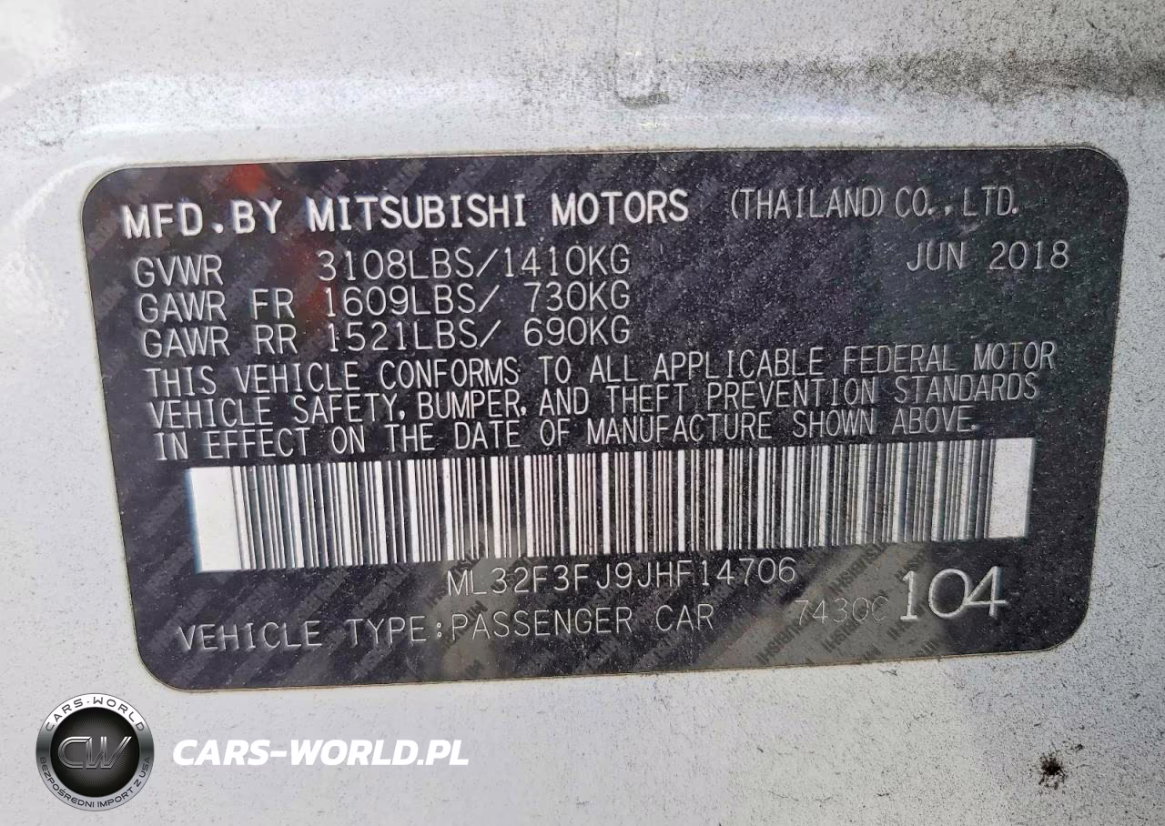 2018 Mitsubishi Mirage G4 Es VIN:ML32F3FJ9JHF14706 - 12