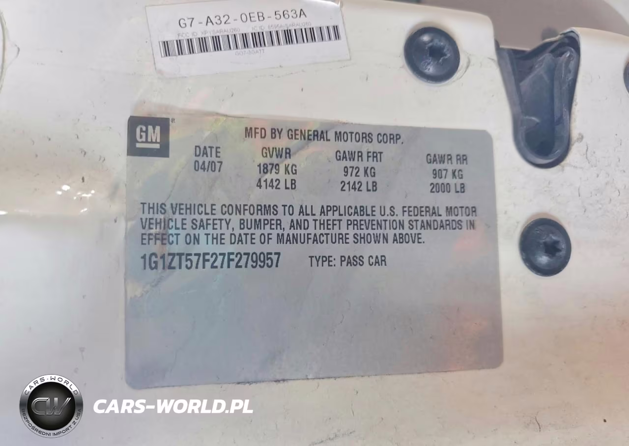 2007 Chevrolet Malibu Lt VIN:1G1ZT57F27F279957 - 13