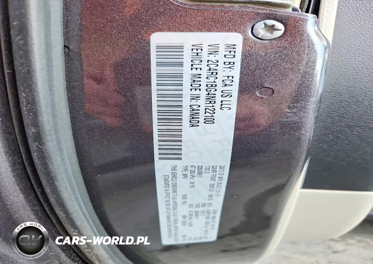 2022 Chrysler Pacifica Touring L VIN:2C4RC1BG4NR122100 - 13